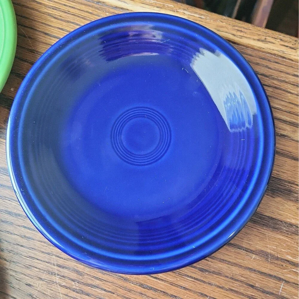 Vtg Fiestaware Salad Plates Set Of 4 Homer Laughlin 7.25 inch Assorted Colors